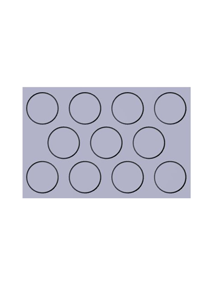 Fibermae hamburger grid for 11 burgers