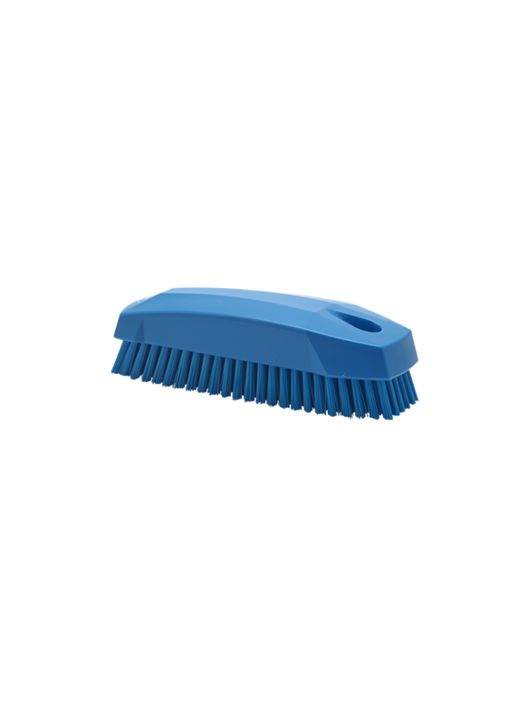 Brosse à ongles bleue