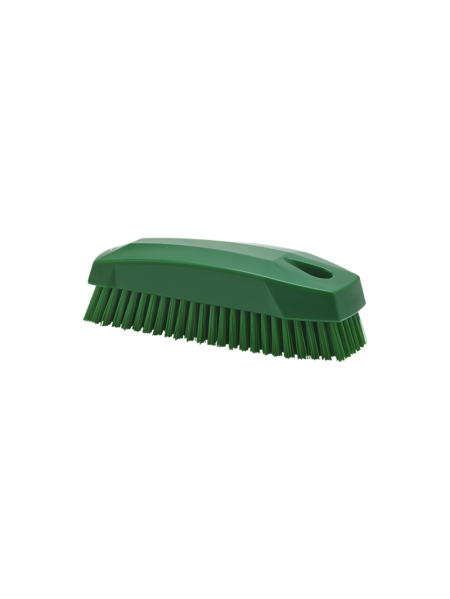 Green nailbrush