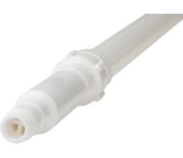 White telescopic handle 1575 - 2780 mm