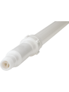 White telescopic handle 1575 - 2780 mm