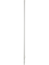 White telescopic handle 1575 - 2780 mm