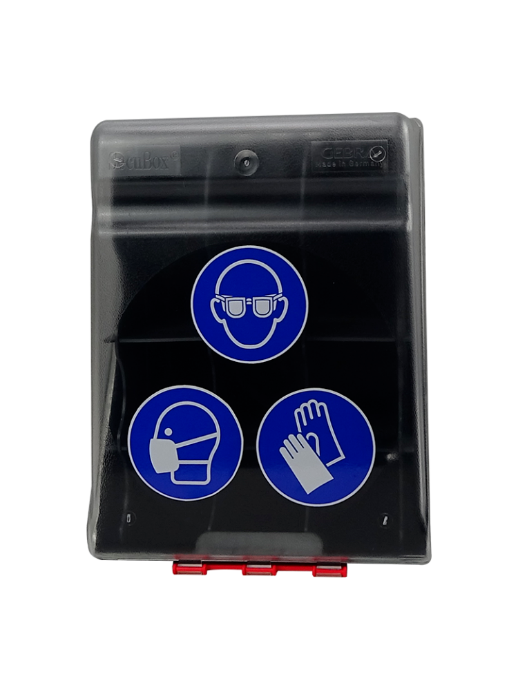 Transparent PPE box 12 compartments