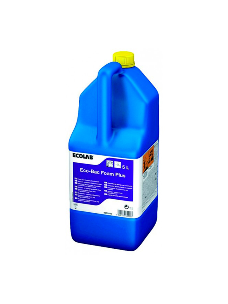 ECOLAB - Eco-bac foam plus - food surface detergent - 2 x 5 L