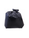 130L 45µ black trash bag without link - Box of 200