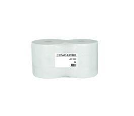 Papier toilette blanc ouate de cellulose diamètre 25 cm - Lot de 6