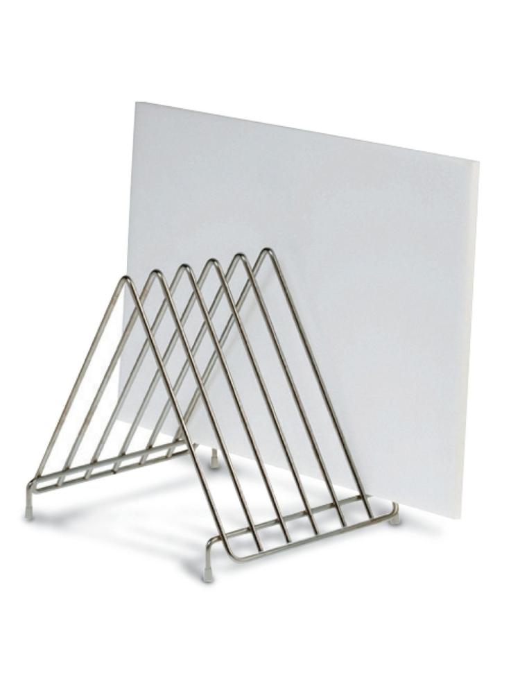 Stainless steel drying rack for 6 cutting boards