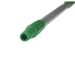 Green aluminium handle, diameter 31 mm