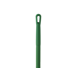 Green aluminium handle, diameter 31 mm