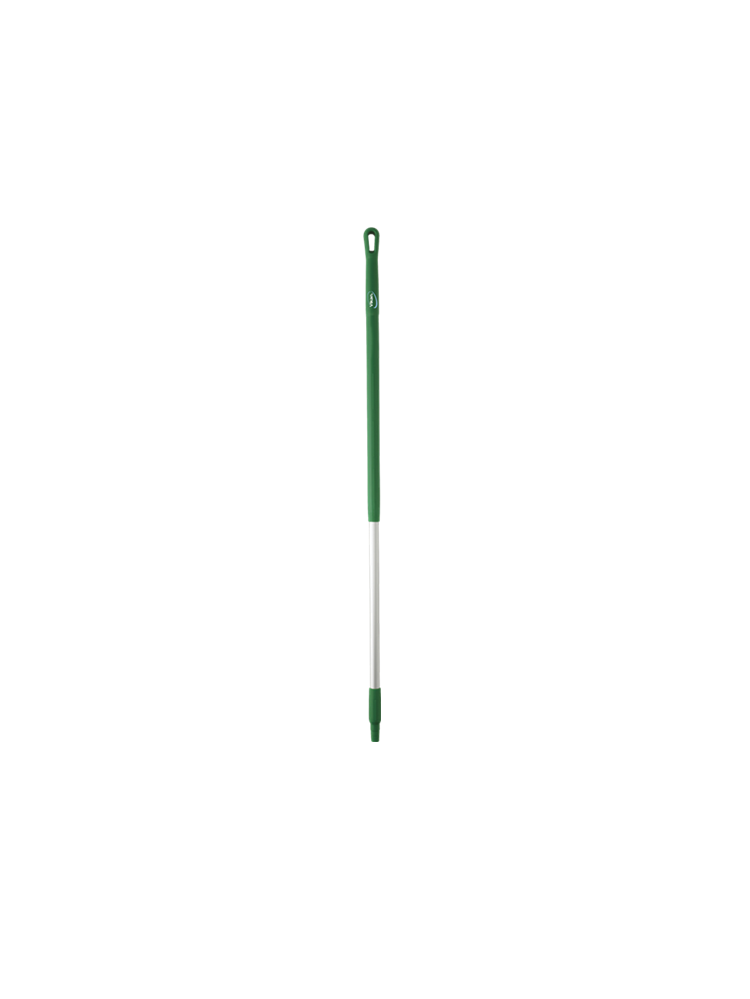 Green aluminium handle, diameter 31 mm