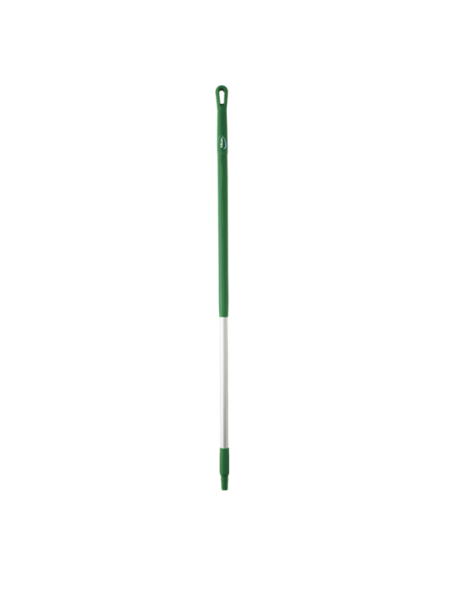 Green aluminium handle, diameter 31 mm