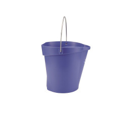 Graduated bucket, spout, 12L - Purple