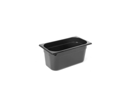 Black tritan bin - GN 1/3 - Depth 150 mm - 5.5 L