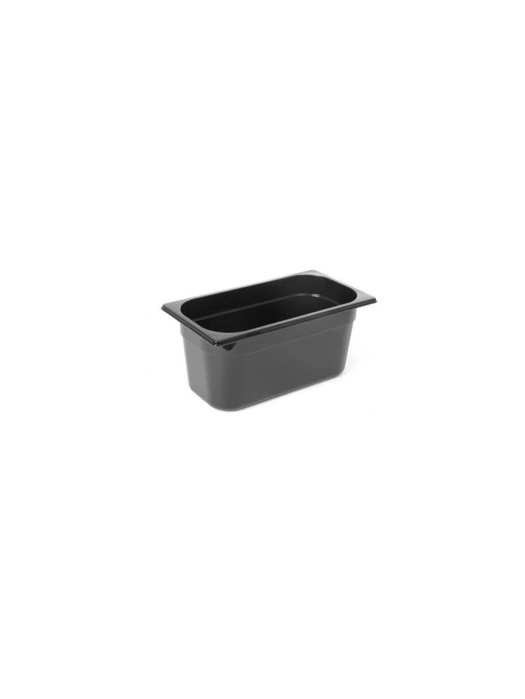 Black tritan bin - GN 1/3 - Depth 150 mm - 5.5 L