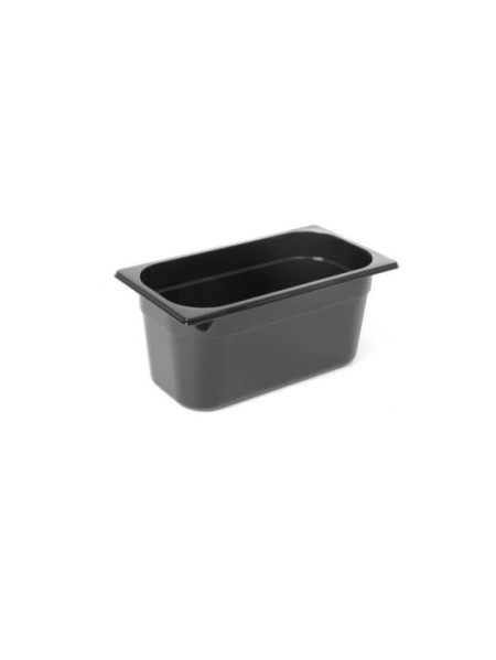 Black tritan bin - GN 1/3 - Depth 150 mm - 5.5 L