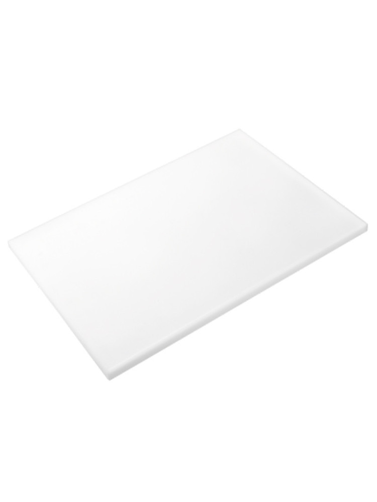 Planche à découper blanche sans rigole 60 x 40 x 1,5 cm | Vue principale