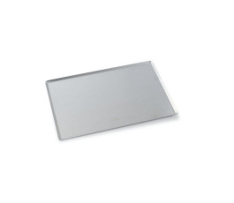 Plaque pâtissière aluminium non perforé 40x30 cm 1,5 mm Bords pincés