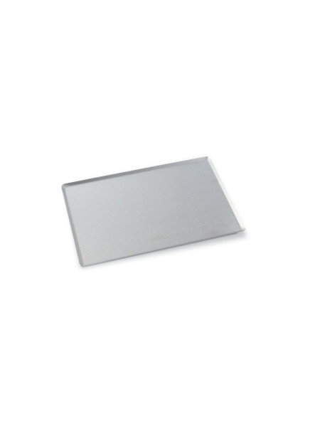 Plaque pâtissière aluminium non perforé 40x30 cm 1,5 mm Bords pincés