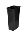 Probbax 80L black bin without lid 76.2 x 32 x 46 cm