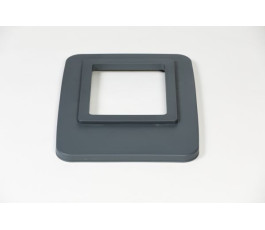 Gray square opening insert for Probbax 60L and 80L lid frame