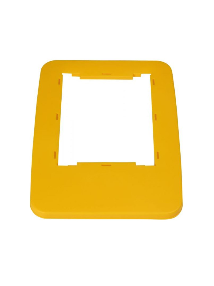 Cadre de couvercle jaune pour collecteur de tri Probbax 60L et 80L 45,5x32,5x2cm