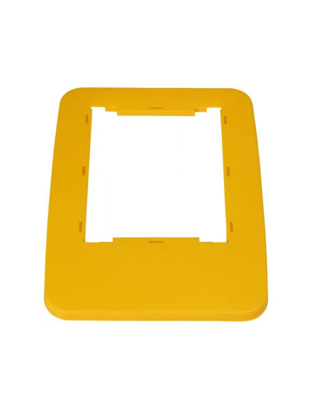 Cadre de couvercle jaune pour collecteur de tri Probbax 60L et 80L 45,5x32,5x2cm