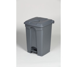 Plastic pedal bin 45 L Grey PROBBAX