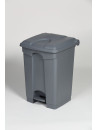 Plastic pedal bin 45 L Grey PROBBAX