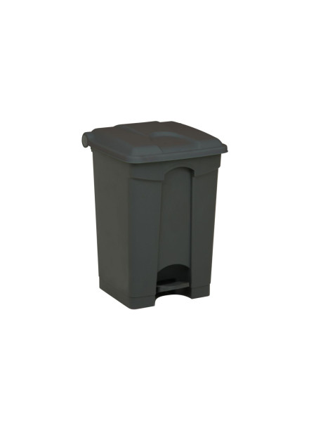 Plastic pedal bin 45 L Grey PROBBAX