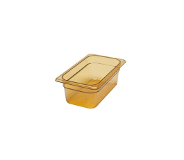 High temperature container GN1/3 depth 100mm Amber