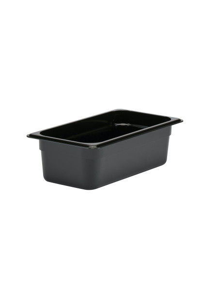 Polycarbonate container GN 1/3 depth 100mm Black