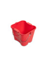Bucket for cleaning and disinfecting solution - Red - 3 L