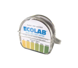 ECOLAB - Sanitiser test strips - 2 x bobines/roll