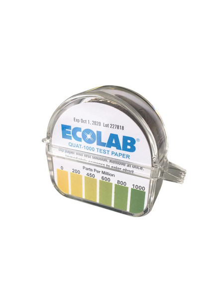 ECOLAB - Sanitiser test strips - 2 x bobines/roll