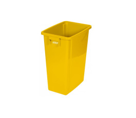 Poubelle jaune 60 litres