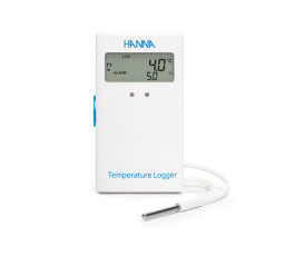 Temperature logger, 1 external probe with 1 m cable (-40.0 to 125.0 °C)