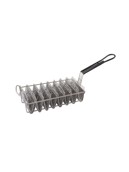 Panier friteuse pour tacos 8 compartiments  55 x 7.15 x 24.13 cm