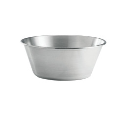Flat-bottomed stainless steel basin 16L De Buyer- diameter 40cm, height 17,5cm