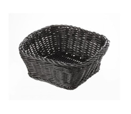 Black square basket 19x19cm