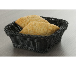 Corbeille carré Noir 19x19cm