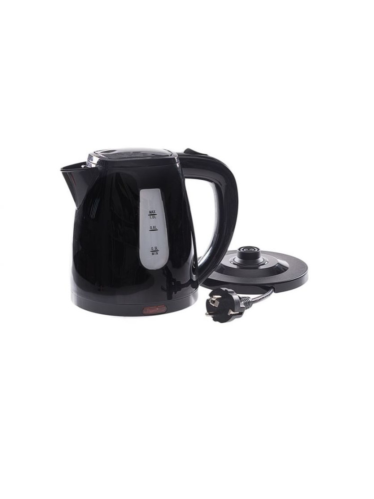 Black electric kettle 1000 W