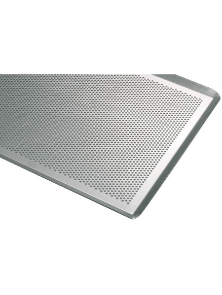 Plaque pâtissière aluminium perforée 20/10  - 60 x 40 cm