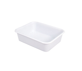 Divider bin without lid white plastic 53x41x14cm 20 L