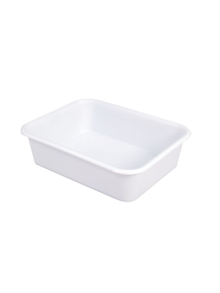 Divider bin without lid white plastic 53x41x14cm 20 L