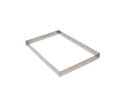 Opera half-frame - Stainless steel Dimensions: 36x26x4.5cm