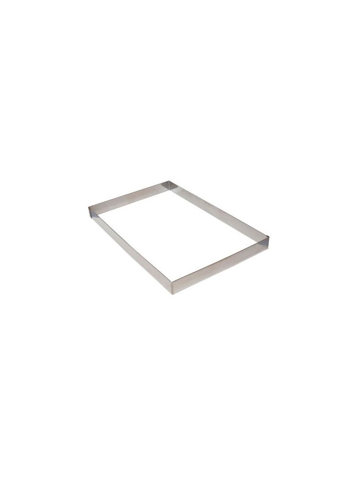 Opera half-frame - Stainless steel Dimensions: 36x26x4.5cm