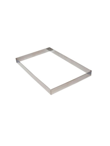 Opera half-frame - Stainless steel Dimensions: 36x26x4.5cm