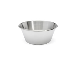 Flat-bottomed stainless steel bowl Ø 32 cm 14 cm 8.2 L