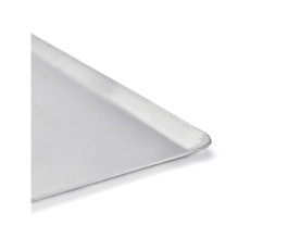 Plaque de cuisson non perforée aluminium pâtissier 60x40cm bords pincés De Buyer