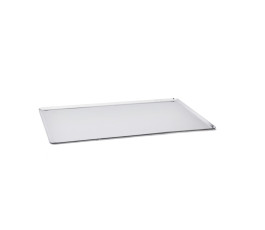 Unperforated aluminium baking tray 60x40cm De Buyer